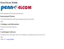 Tablet Screenshot of penn-elcom.info